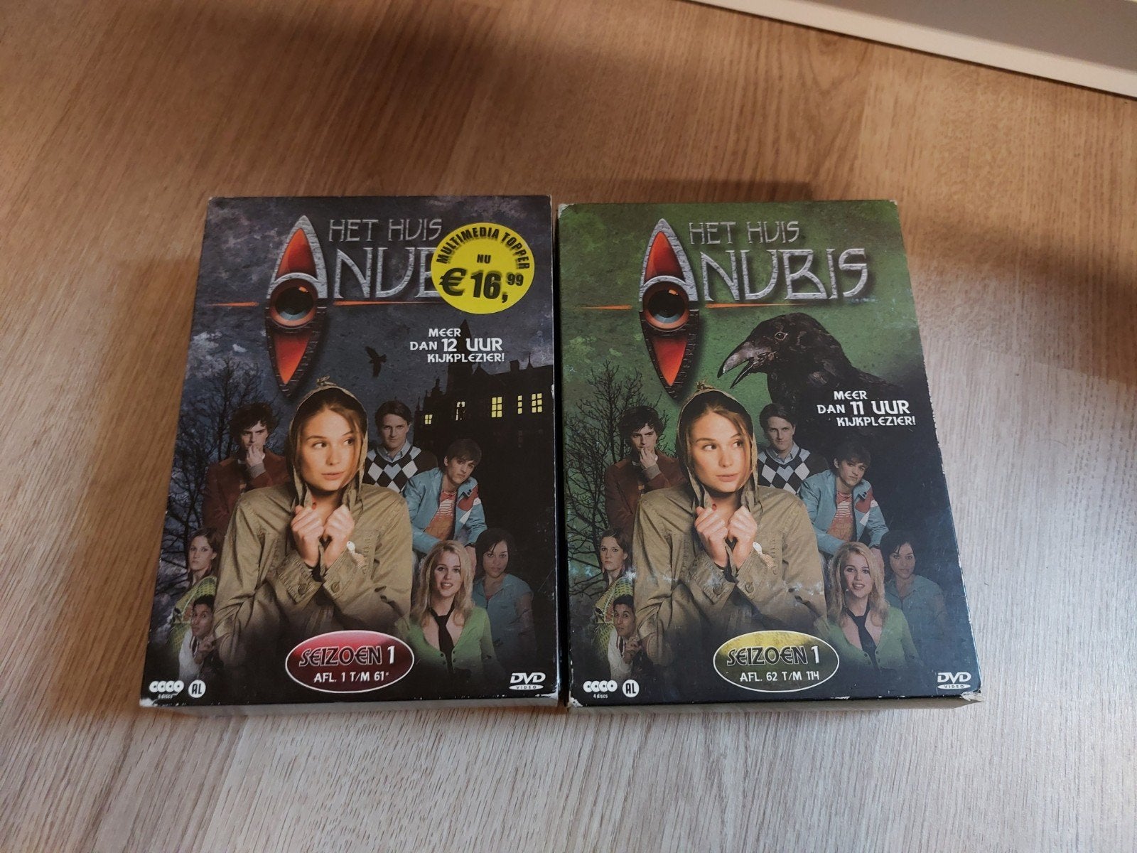 Het huis Anubis seizoen 1 deel 1 & 2, Hobby en Vrije tijd, Gezelschapsspellen | Kaartspellen, Ophalen of Verzenden