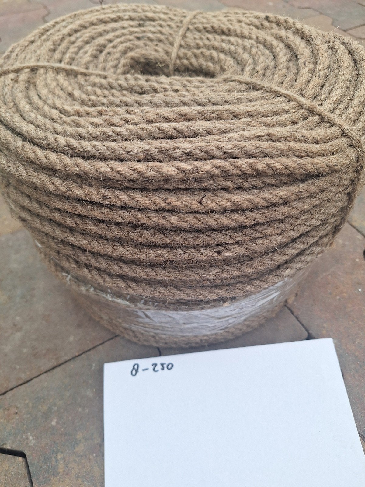 Jute touw 8 mm 250 meter, Ophalen of Verzenden, Nieuw