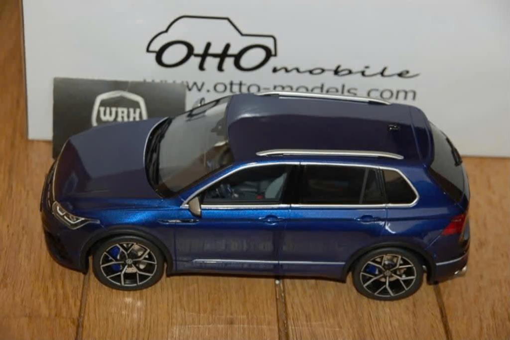 1:18 VOLKSWAGEN TIGUAN R blue Otto mobile OT423 in doos WRH, Verzenden, Zo goed als nieuw, Auto, OttOMobile