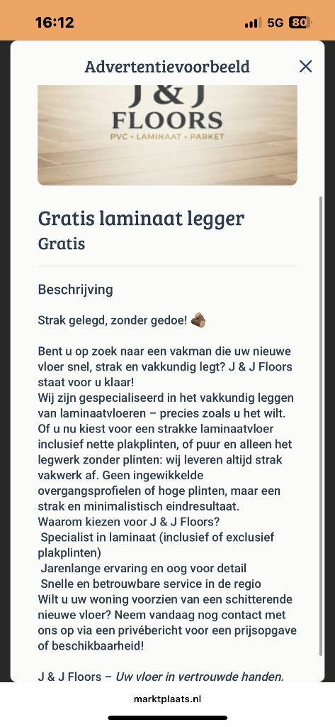 Laminaat, Ophalen of Verzenden, Zo goed als nieuw, Laminaat, Geel