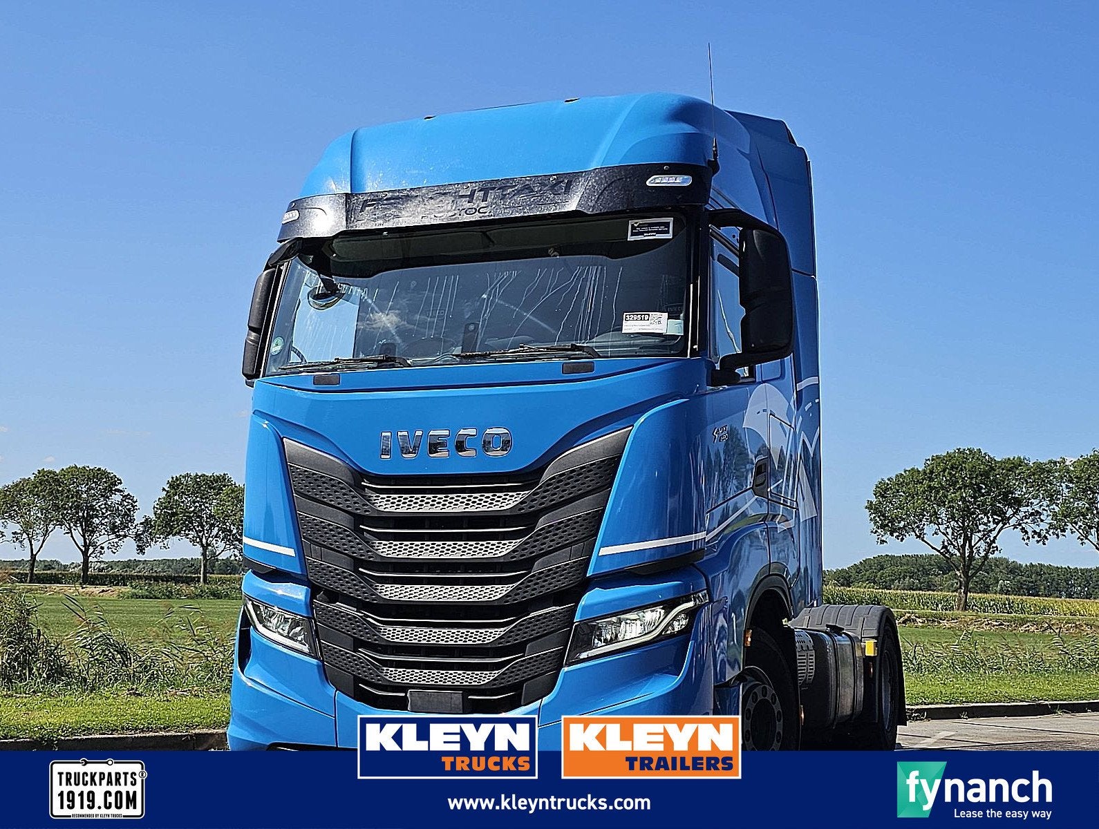 IVECO S-WAY AS440S49 intarder, Auto's, Automaat, Euro 6, Iveco, Blauw
