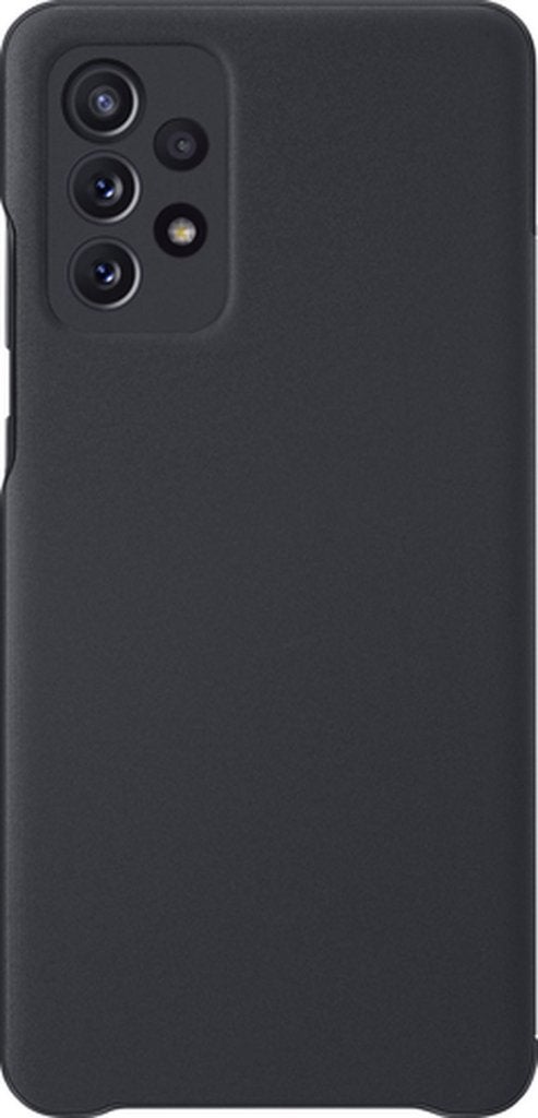 Samsung Galaxy A72 4G (2021) S View Wallet Hoesje – Zwart, Overige modellen, Frontje of Cover, Ophalen of Verzenden, Zo goed als nieuw