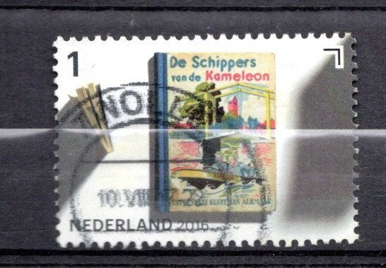 gestempelde zegel. jaar 2016: leesboek, Ophalen of Verzenden, Na 1940, Gestempeld