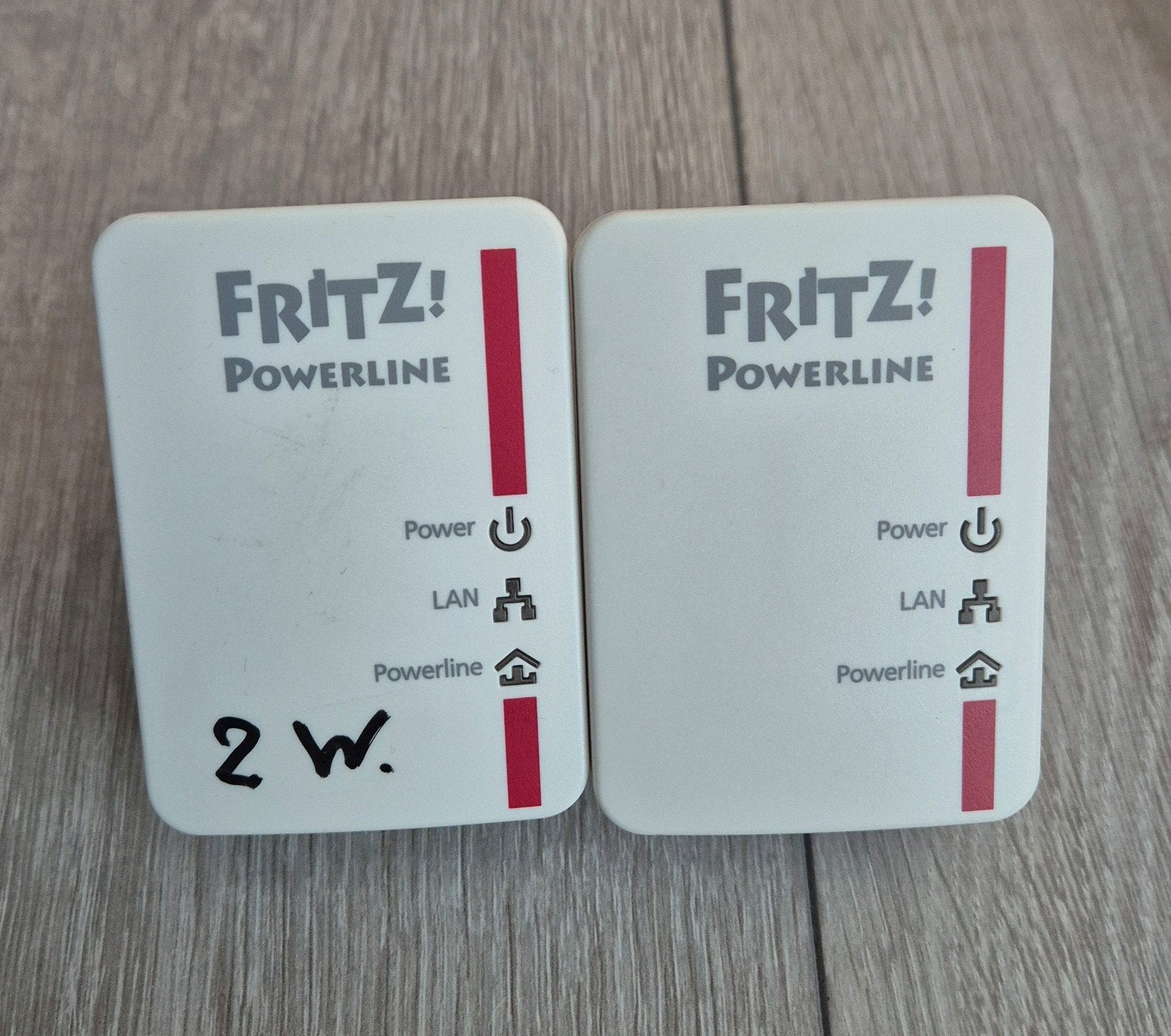 Fritz! Powerline 510E - Set van 2 Powerline Adapters, Computers en Software, Powerlines, Gebruikt, Ophalen of Verzenden
