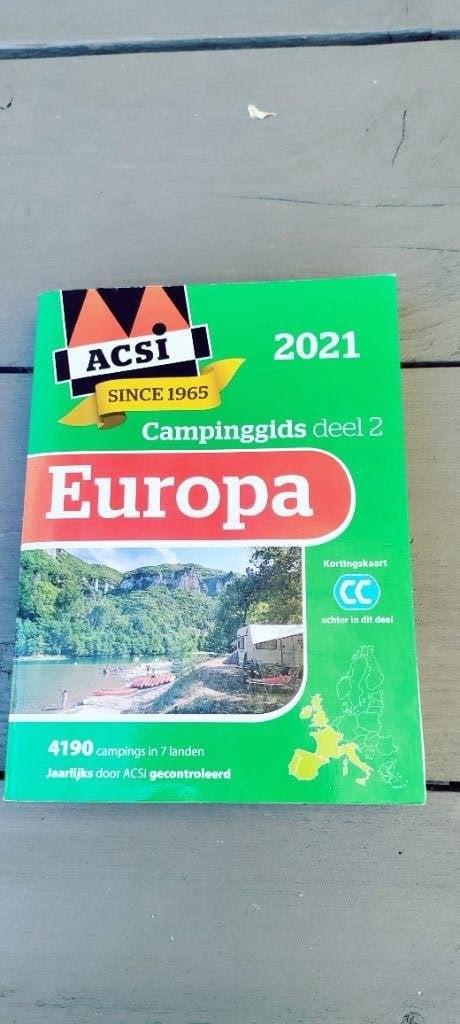 ACSI camping gids deel Europa 2021, ACSI, Europa, Ophalen of Verzenden, Campinggids