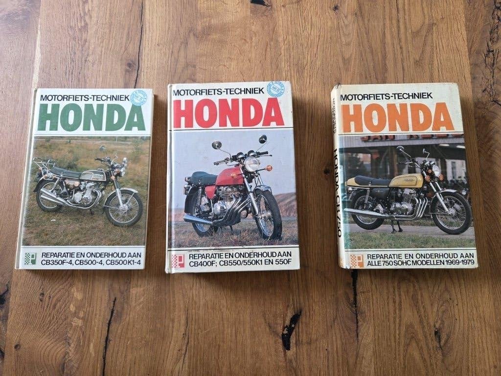 HONDA CB 400, 550 en 750 werkplaatsboeken., Motoren, Ophalen of Verzenden, Honda