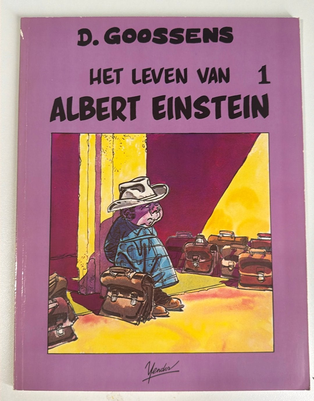 D. Goossens - Het Leven van Albert Einstein Stripboek, Eén stripboek, Ophalen of Verzenden, Zo goed als nieuw