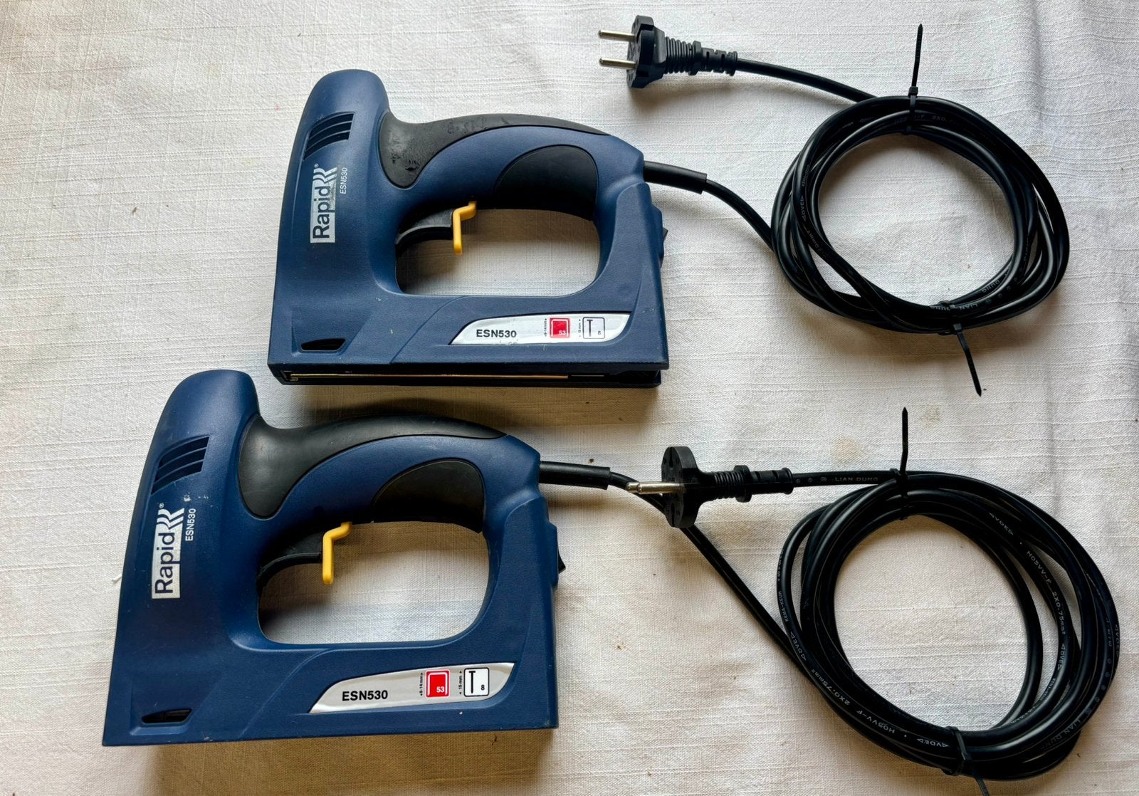 Rapid ESN530 Elektrische Tacker (2x), Ophalen of Verzenden, Gebruikt