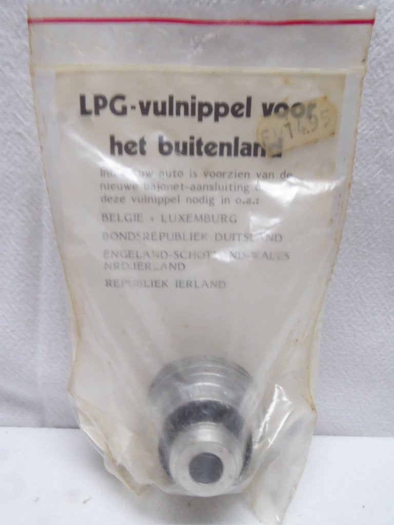 Nieuwe LPG-vulnippel voor buitenland (Bajonet-aansluiting), Ophalen of Verzenden, Nieuw, Universele onderdelen