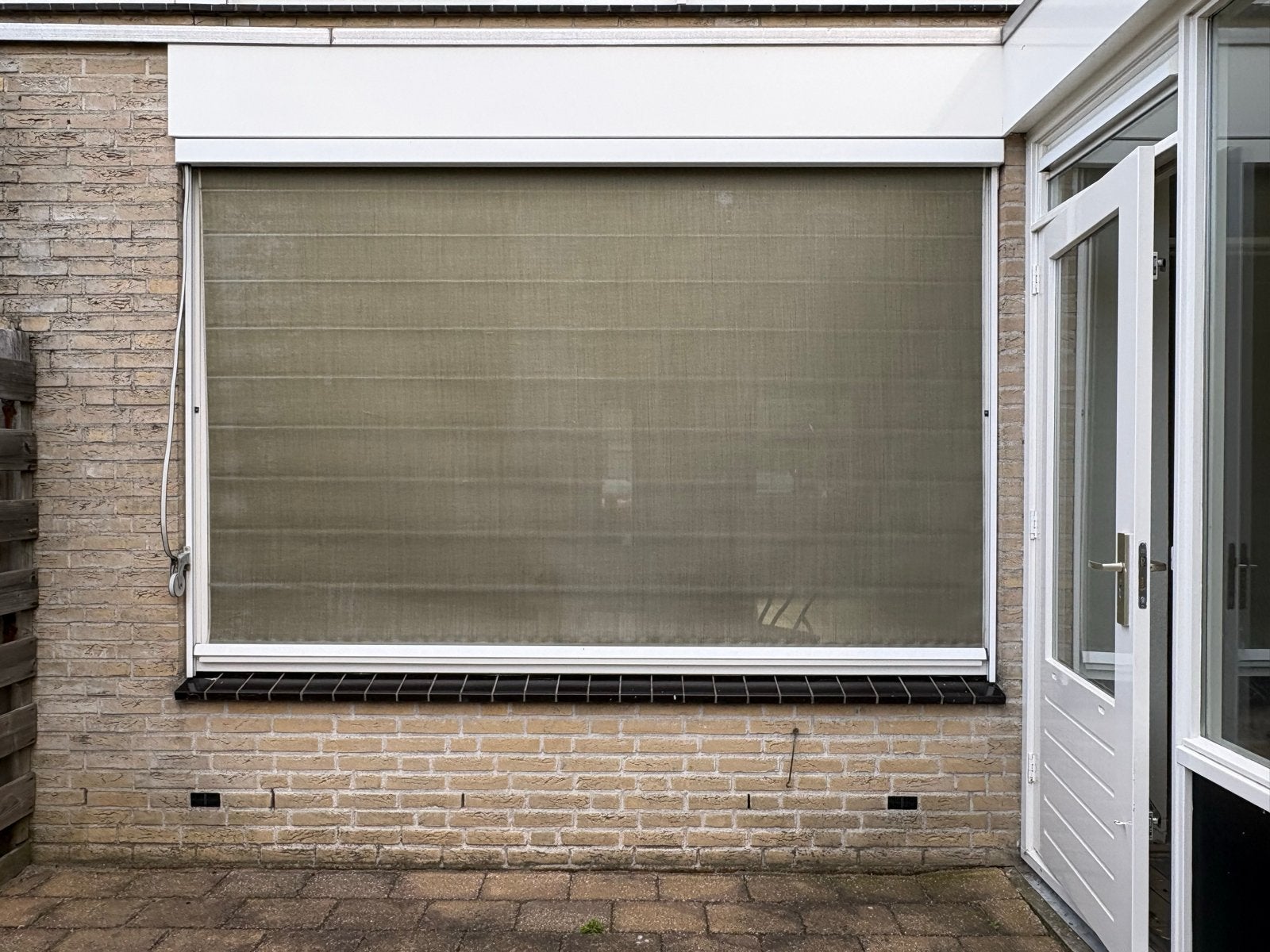 Screen voor buiten, zonwering, Doe-het-zelf en Verbouw, Rolluiken, Ophalen, Gebruikt, 100 tot 150 cm, 150 tot 200 cm