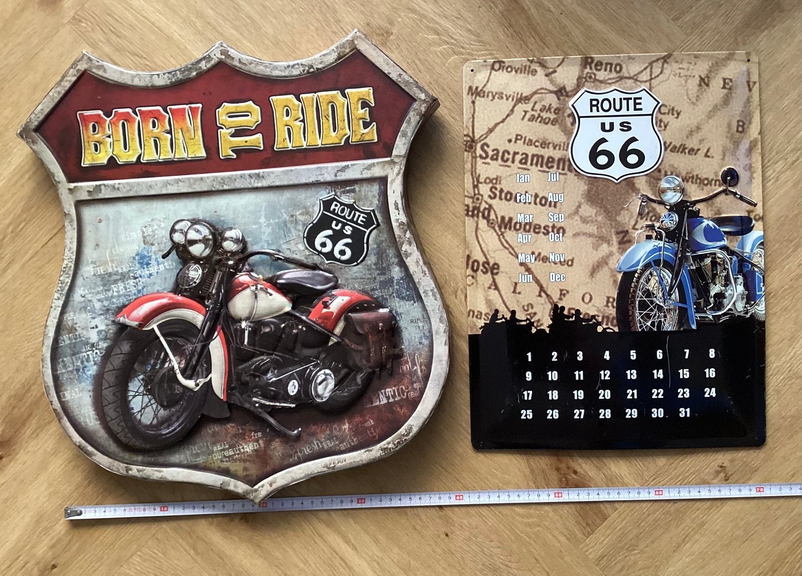 Route 66 wandborden, Ophalen of Verzenden, Zo goed als nieuw