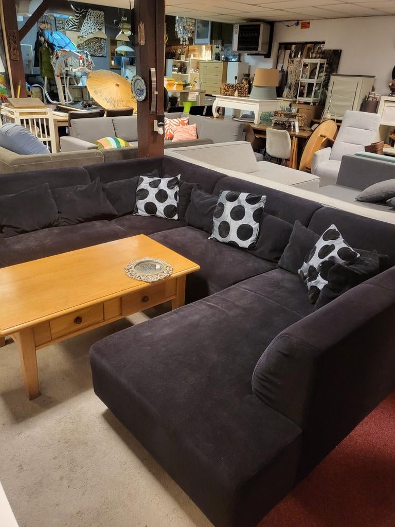 Montel Modulaire U-bank - Comfortabel en Ruim, Ophalen, Gebruikt, Stof, Modulair
