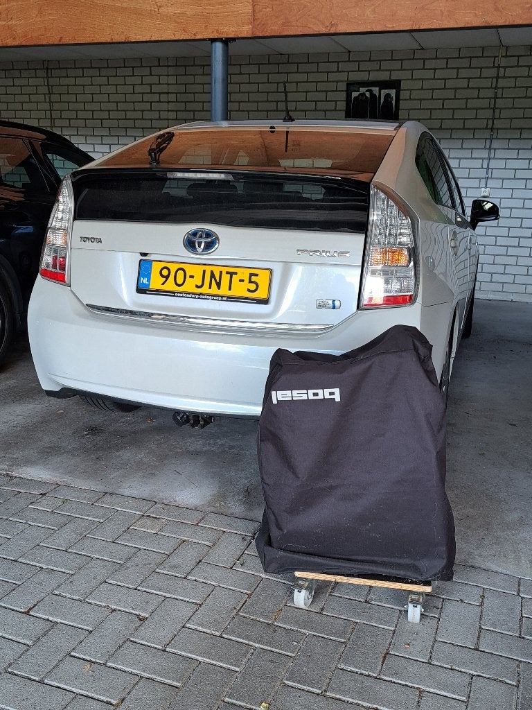 Bosal uitstekende e-fietsendrager, Auto diversen, Ophalen, Elektrische fiets, Zo goed als nieuw, 2 fietsen