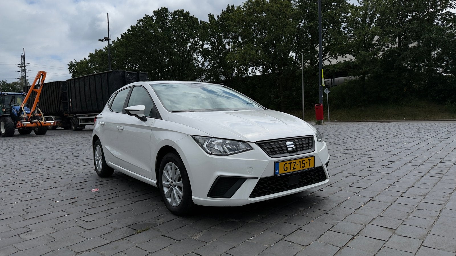 Seat Ibiza 1.0 TGI 90pk 2021 Wit, Voorwielaandrijving, Stof, Handgeschakeld, Particulier