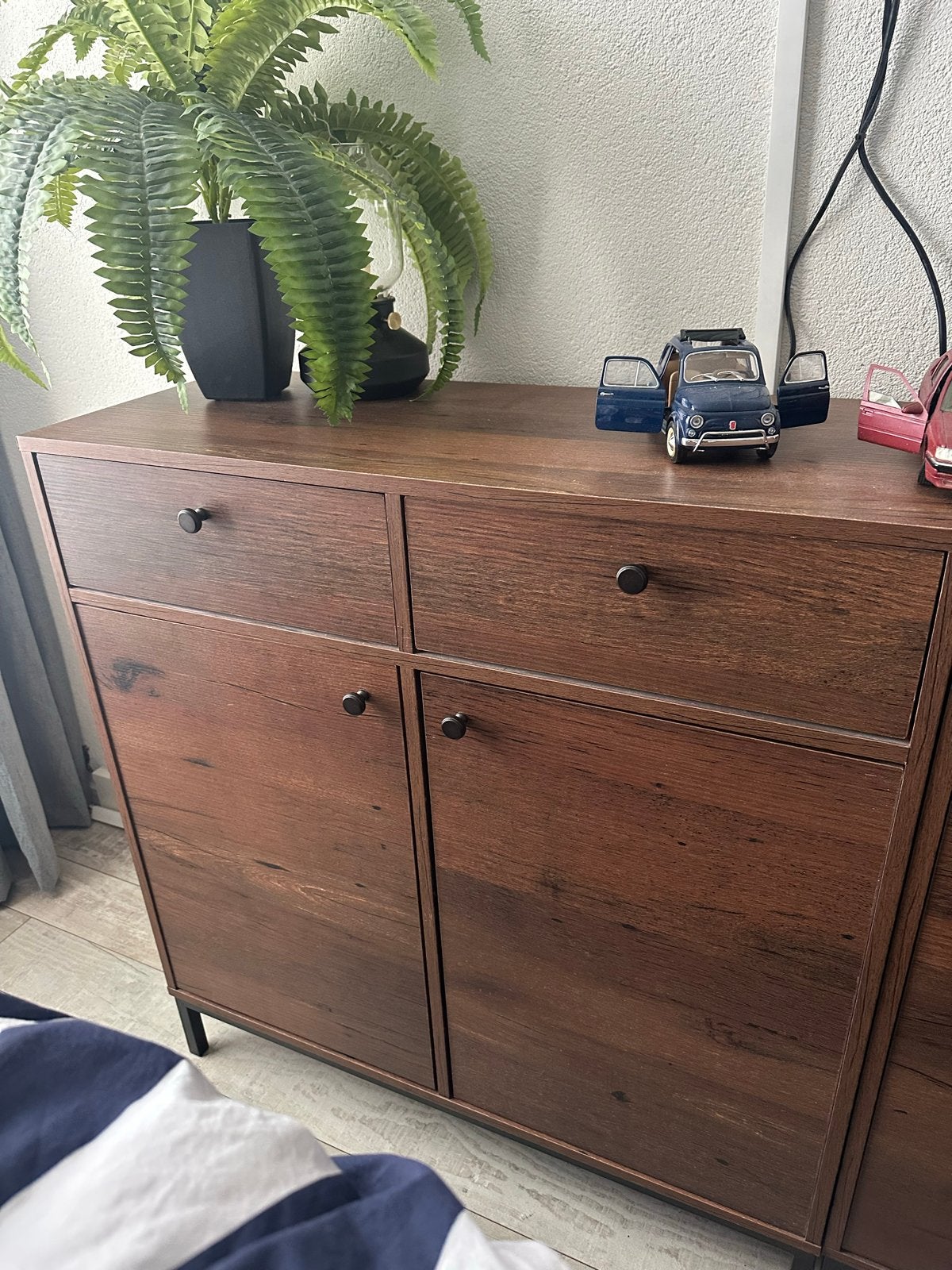 Twee kastjes met 2 deurtjes en 2 diepe lades - z.g.a.n., Ophalen, 1 of 2 laden, 50 tot 100 cm, Zo goed als nieuw