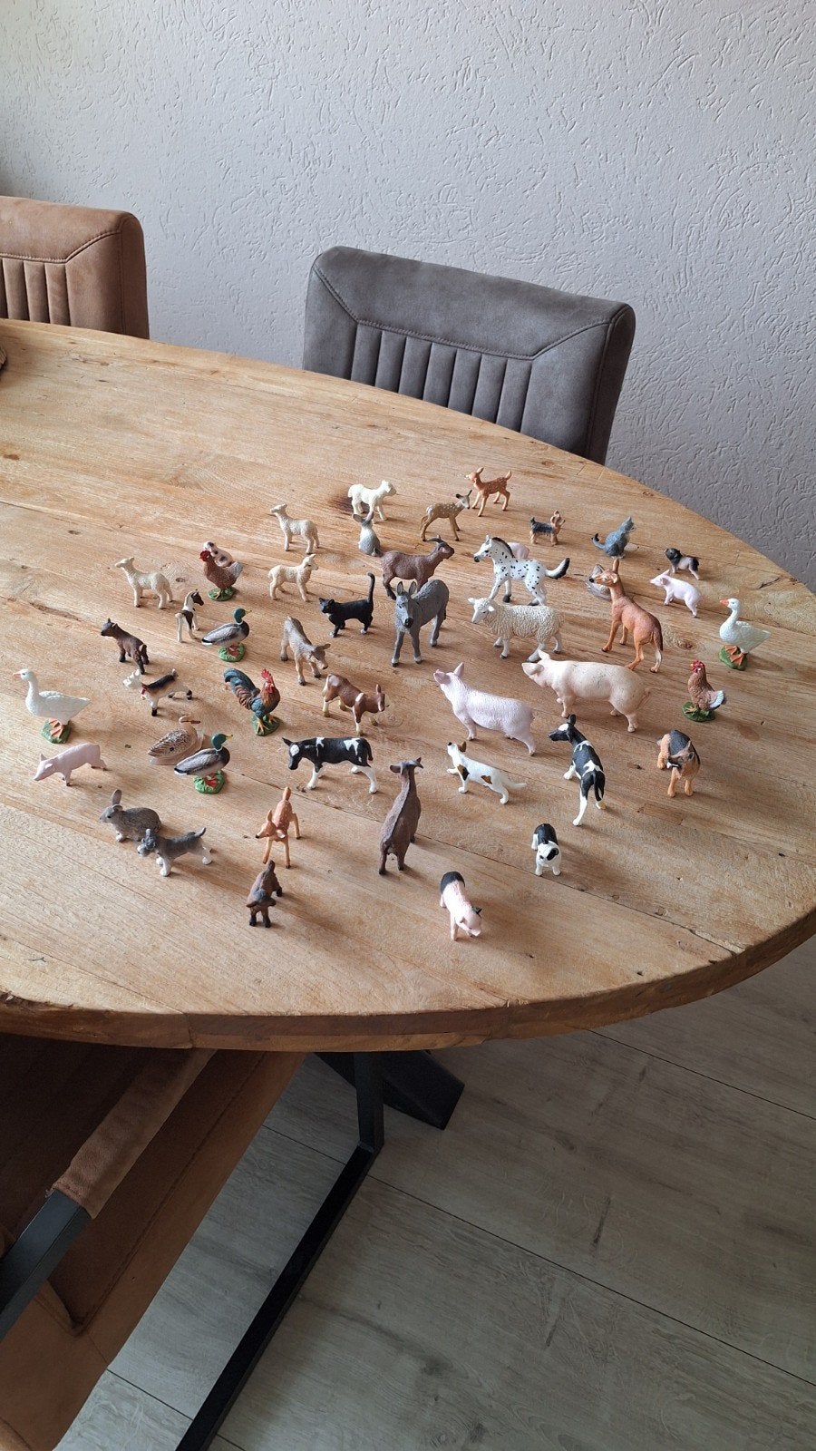 Schleich Boerderijdieren - Grote Collectie (47 stuks), Ophalen of Verzenden, Zo goed als nieuw