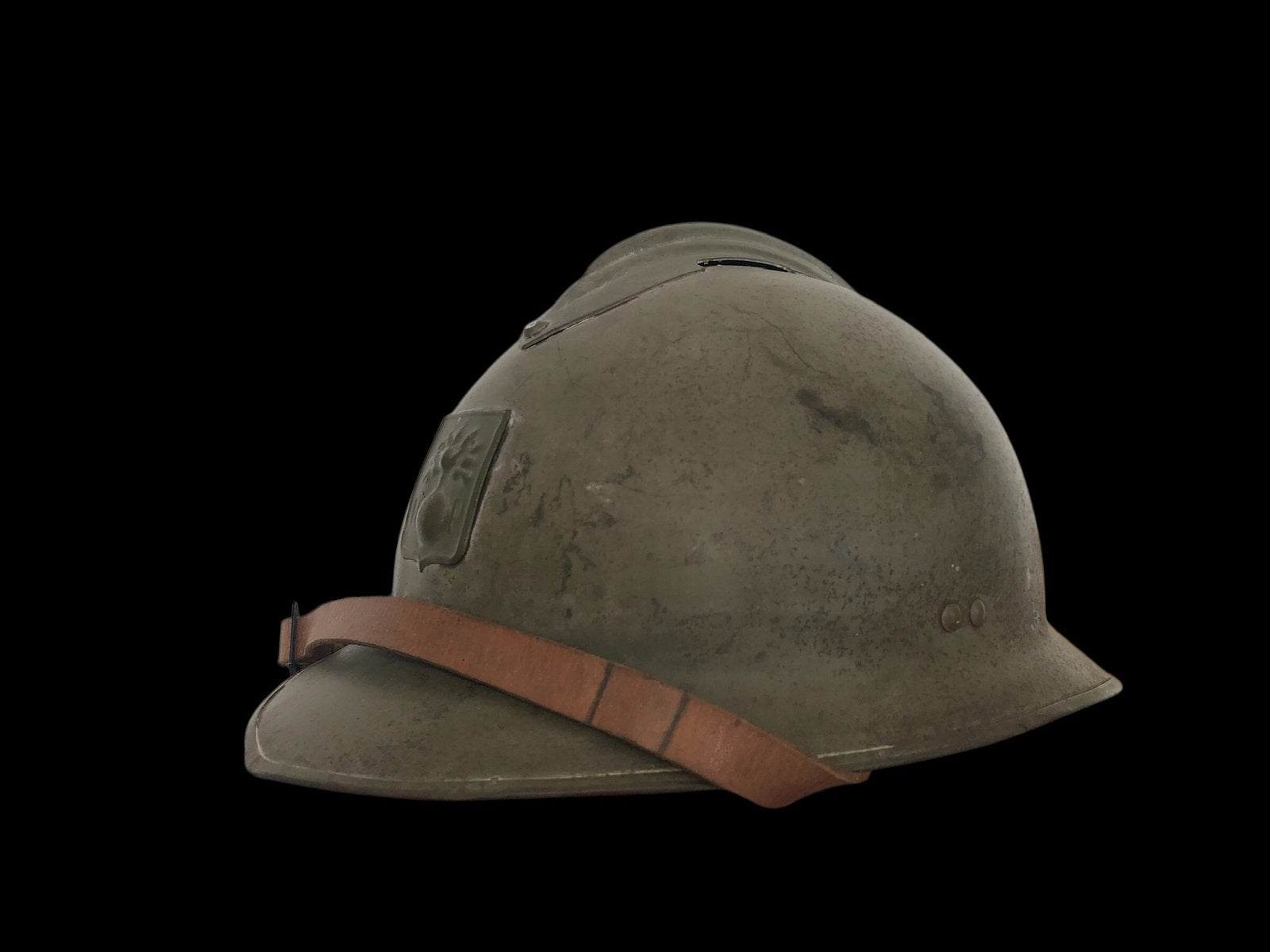 Pre-War/WW2 “Defence Passive” M26 helm, Ophalen, Duitsland, Helm of Baret