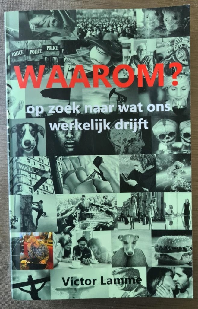 Waarom? Op zoek naar wat ons werkelijk drijft - Victor Lamme, Boeken, Ophalen of Verzenden, Zo goed als nieuw