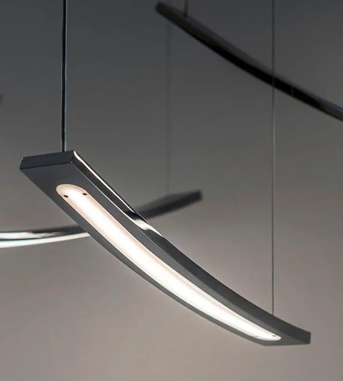 Led design hanglamp van Ilfari zwart twv € 575,00 st!, Ophalen of Verzenden, Nieuw, Minder dan 50 cm