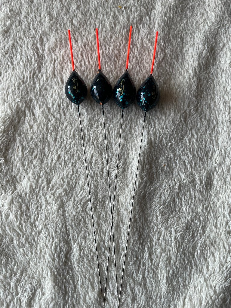 adv 533 / NIEUW serie 4 inline dobbers  JD FLOAT, Ophalen of Verzenden, Nieuw, Dobber of Lood