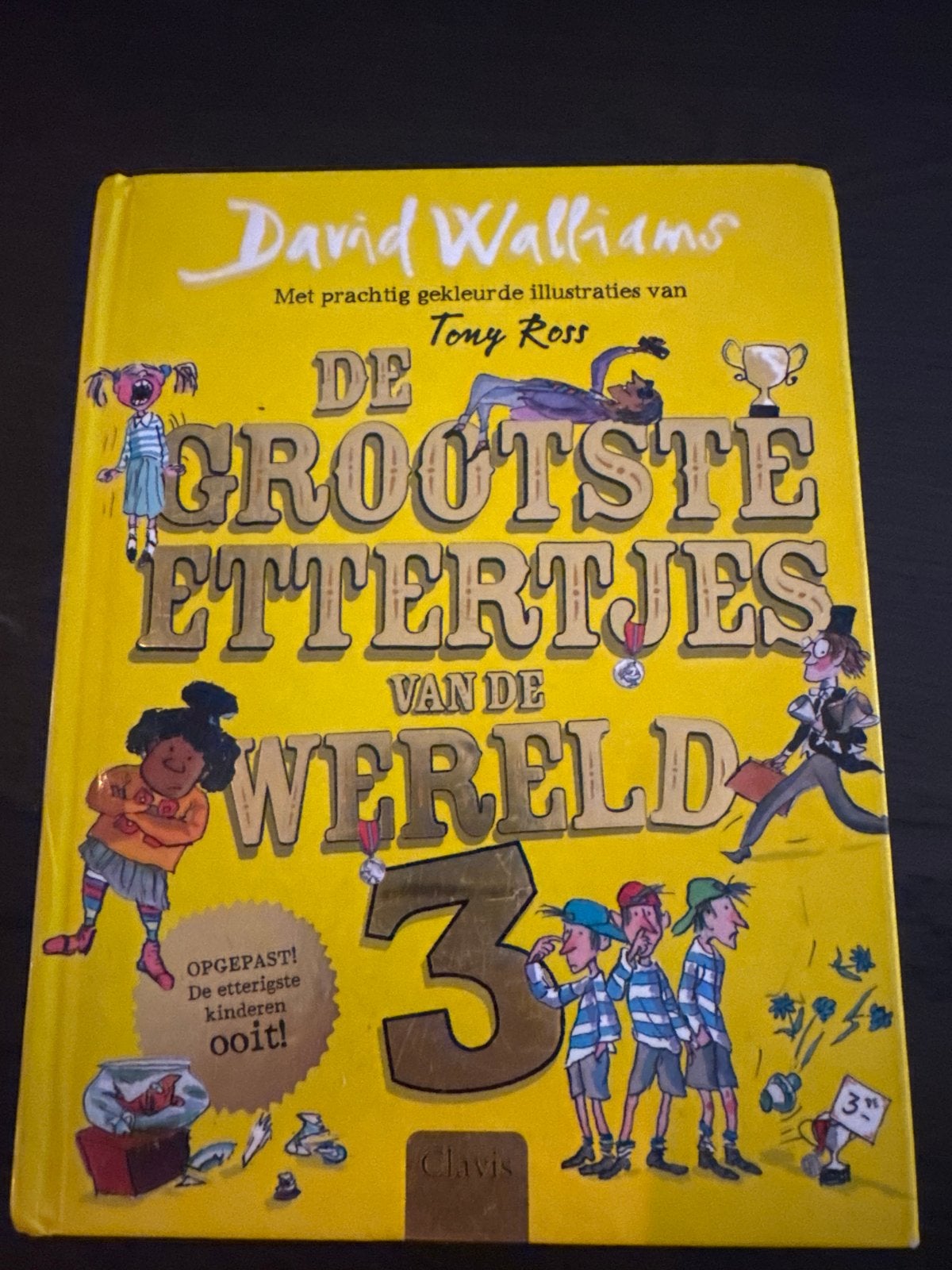 De Grootste Etterjes van de Wereld 3 - David Walliams, Ophalen of Verzenden, Gelezen, Fictie