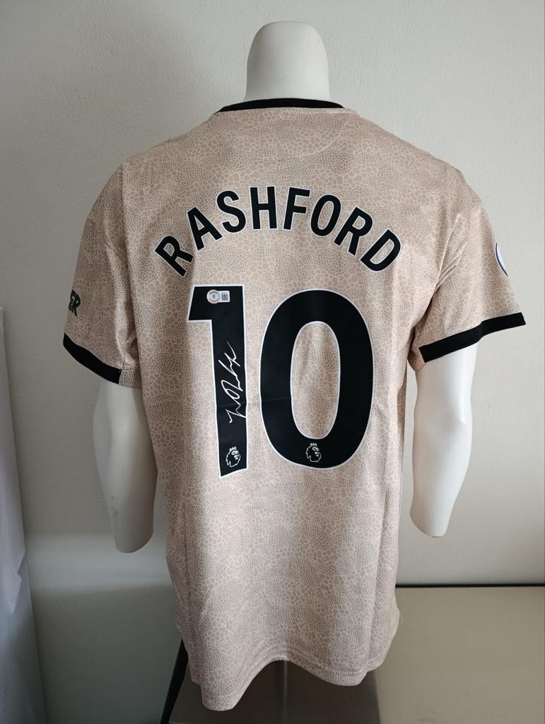 Rashford gesigneerd Manchester United shirt met Beckett coa, Ophalen of Verzenden, Nieuw, Buitenlandse clubs, Shirt