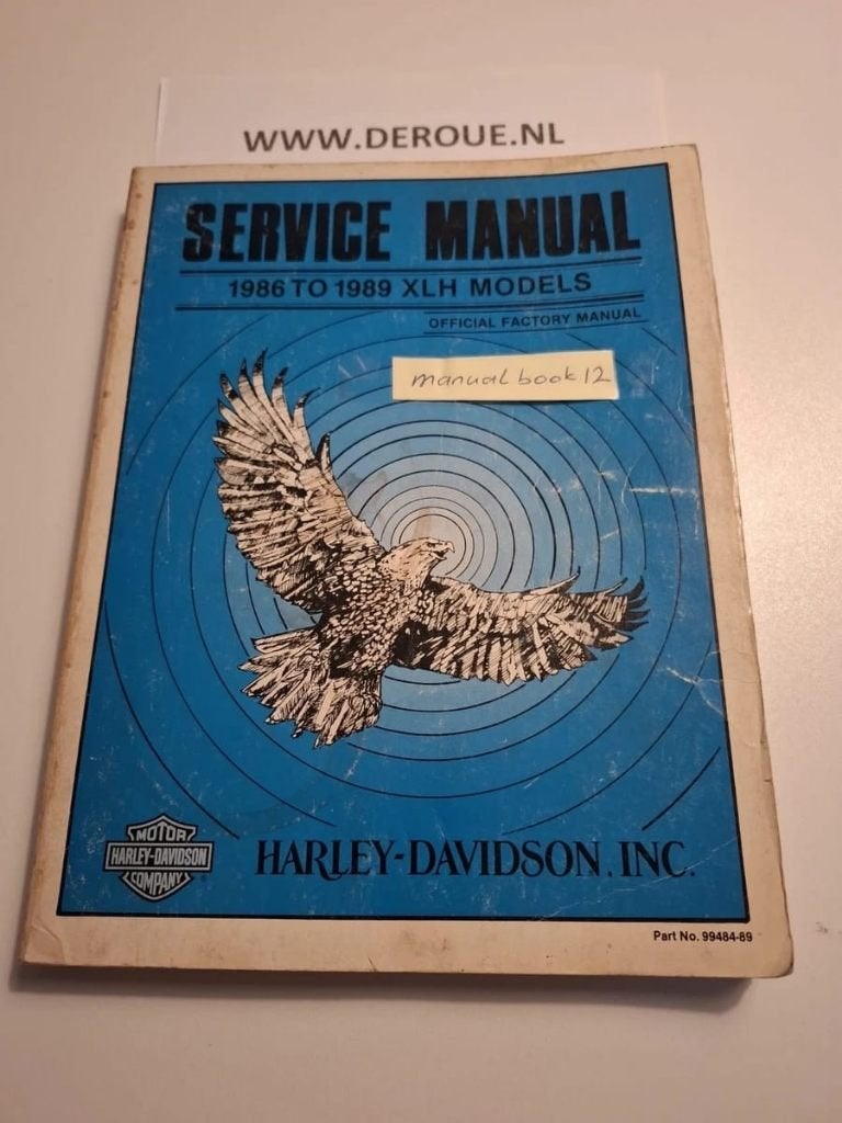 MANUAL BOOK 12 OFFICIAL FACTORY SERVICE MANUAL HARLEY, Ophalen of Verzenden, Gelezen, Onbekend, Merk of Model