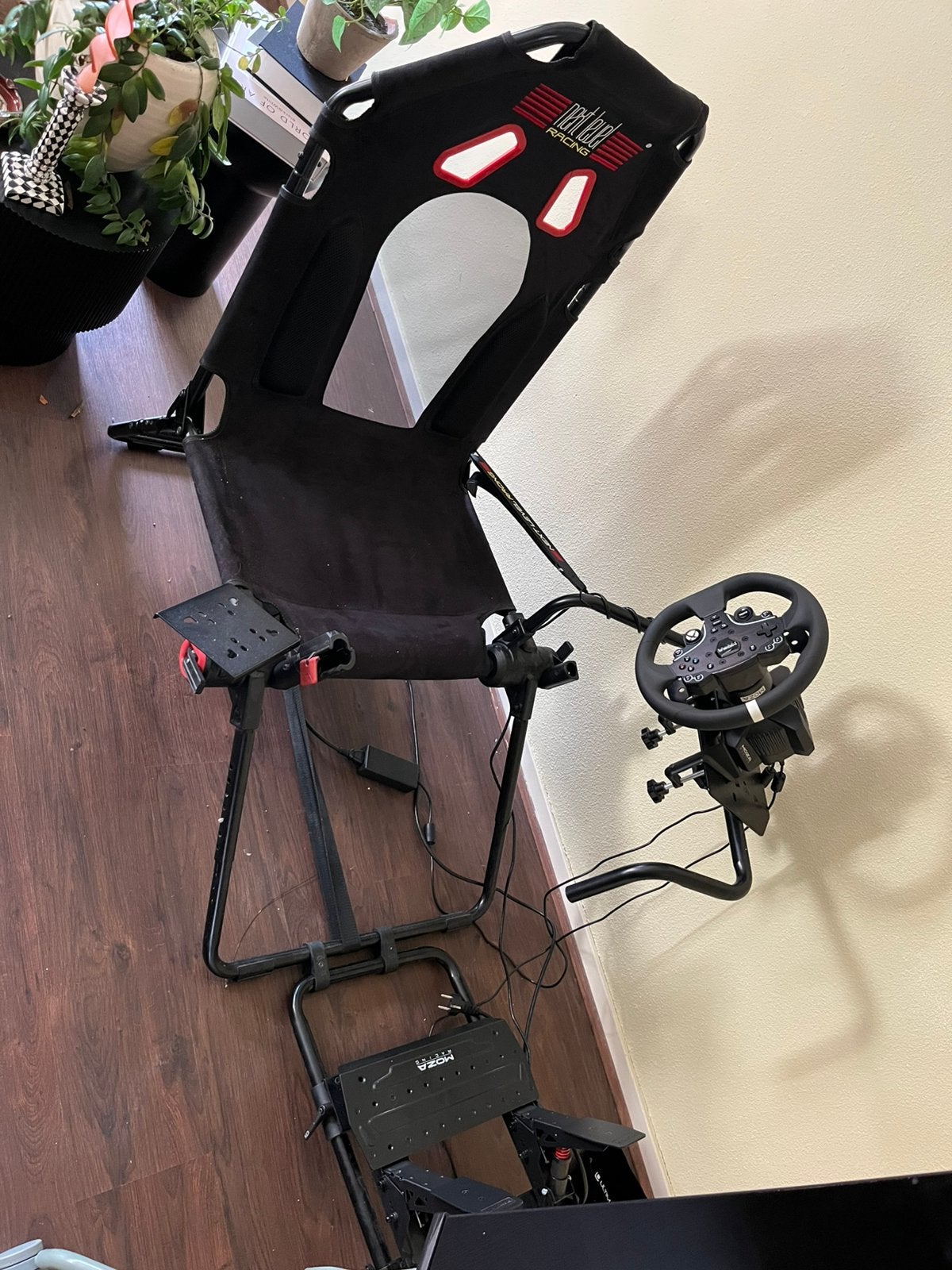 Race stoel met stuur en pedalen, Ophalen, Zo goed als nieuw, Controller