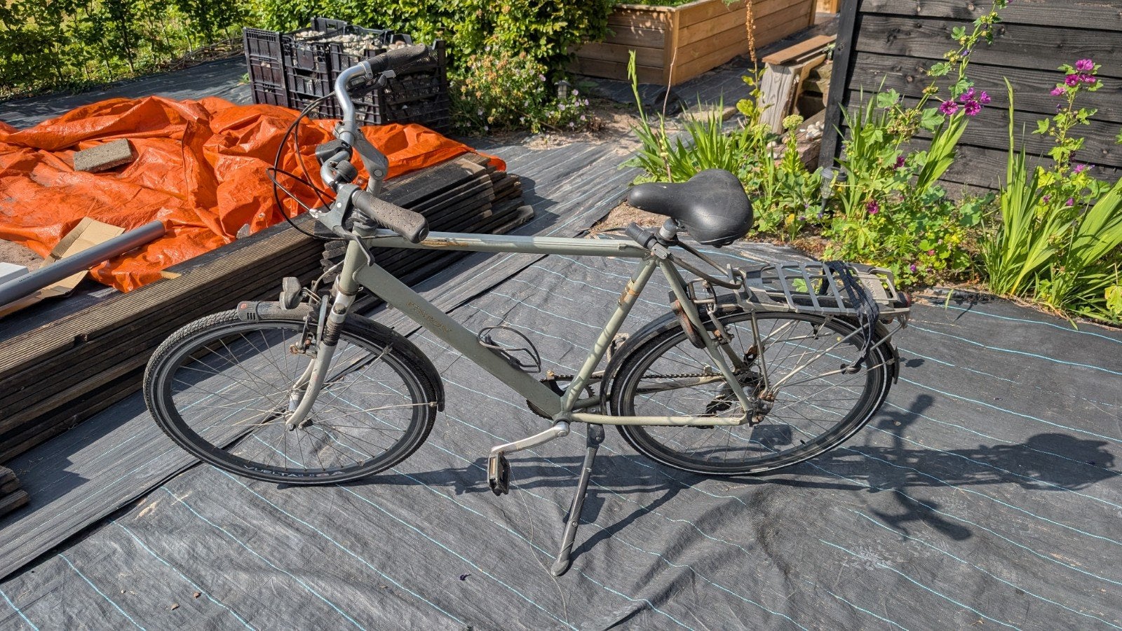 Prima stationsfiets / schoolfiets, Gebruikt, Ophalen, Overige merken, Trommelrem