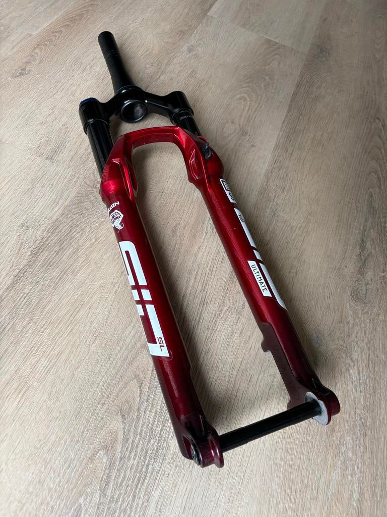 RockShox SID SL Ultimate Sworks brain voorvork - Rood, Fietsen en Brommers, Fietsonderdelen, Ophalen of Verzenden, Zo goed als nieuw