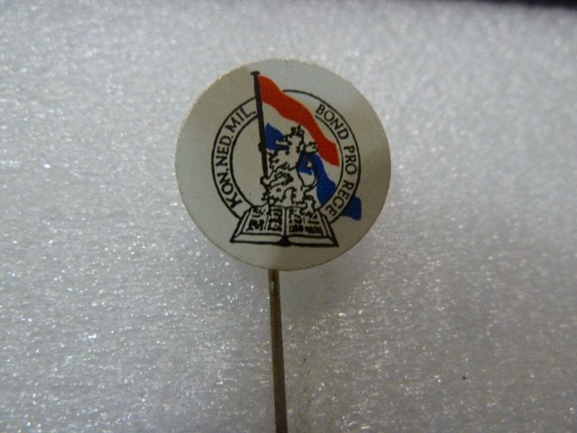 Vintage Speldje Kon. Ned. Mil. Bond Pro Rege, Verzamelen, Ophalen of Verzenden, Gebruikt, Overige onderwerpen, Speldje of Pin