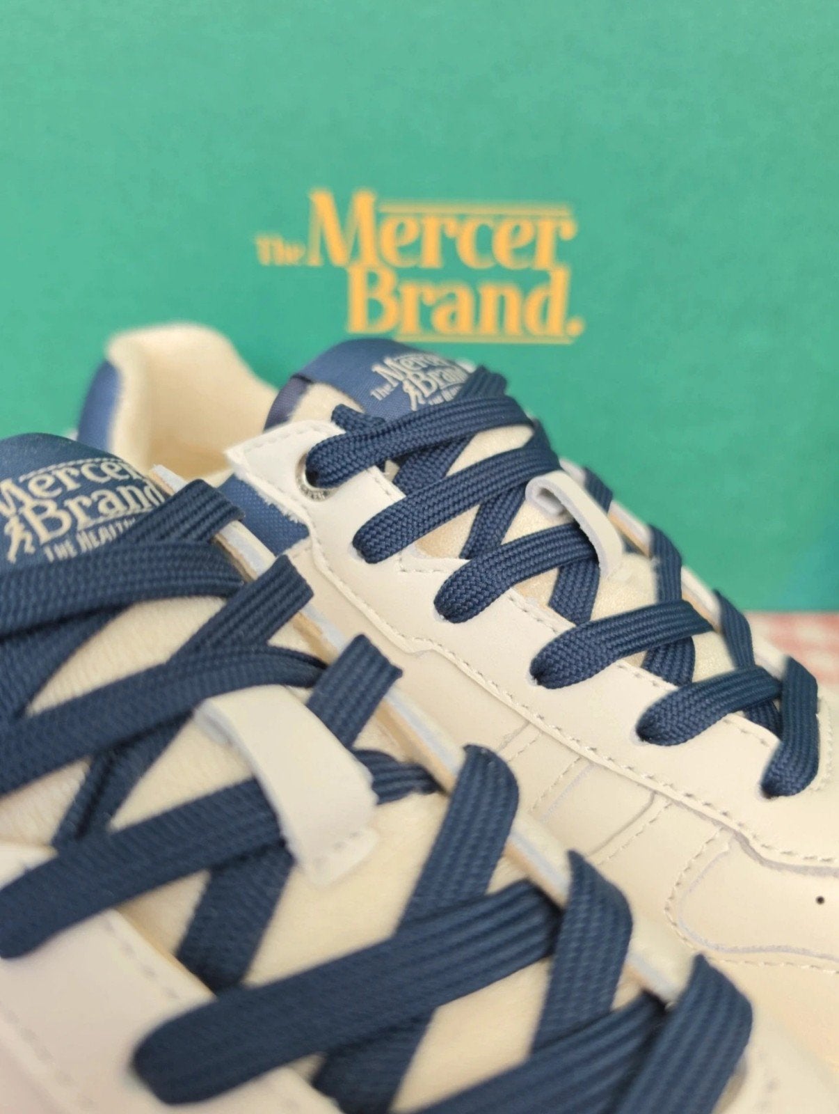 Mercer Brand Re-Tennis Sneakers Maat 40, Mercer Brand, Wit, Nieuw, Ophalen of Verzenden