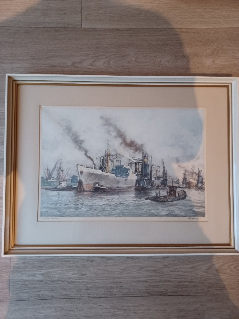 ets, Ophalen, Dagelijks leven, Ingelijst, 53 cm