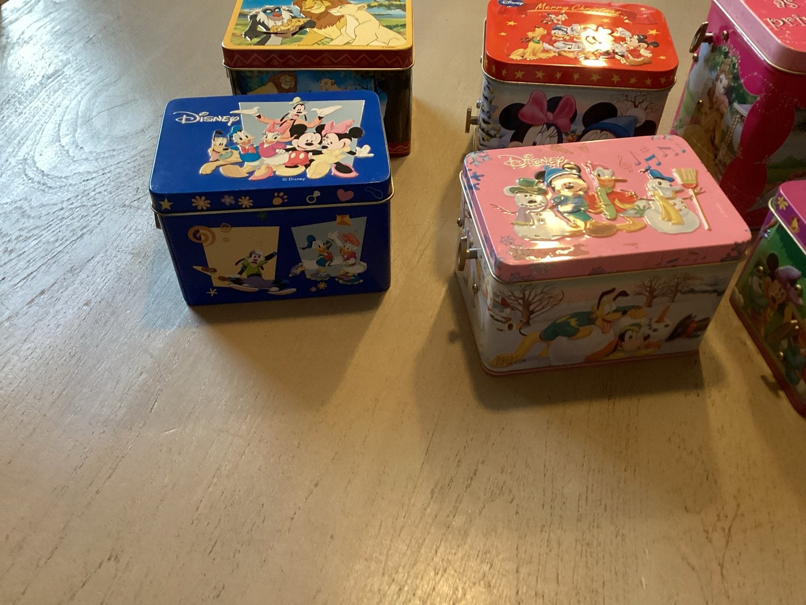 Disney muziekdoosjes - Diverse figuren, Verzamelen, Ophalen of Verzenden, Mickey Mouse, Gebruikt, Overige typen
