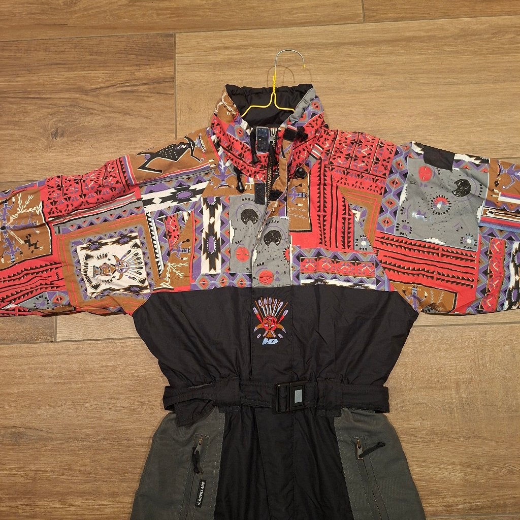 Vintage / retro 90s fout skipak maat S / 36 merk Henri D., Kleding | Dames, Henri Duvillard, Ophalen of Verzenden, Maat 36 (S)