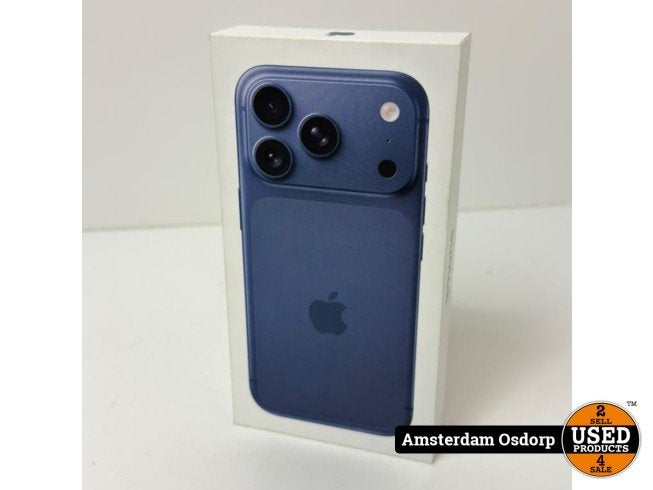 Apple iPhone 17 Pro 256GB Deep Blue | Nieuw in seal, Apple, Nieuw, Support@apple.com, One Apple Park Way
Cupertino, CA 95014
United States