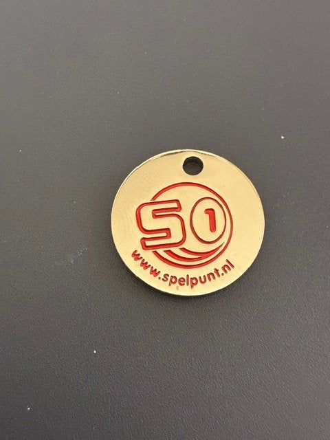 winkelwagenmuntje spelpunt, Verzamelen, Winkelwagenmuntjes, Ophalen of Verzenden