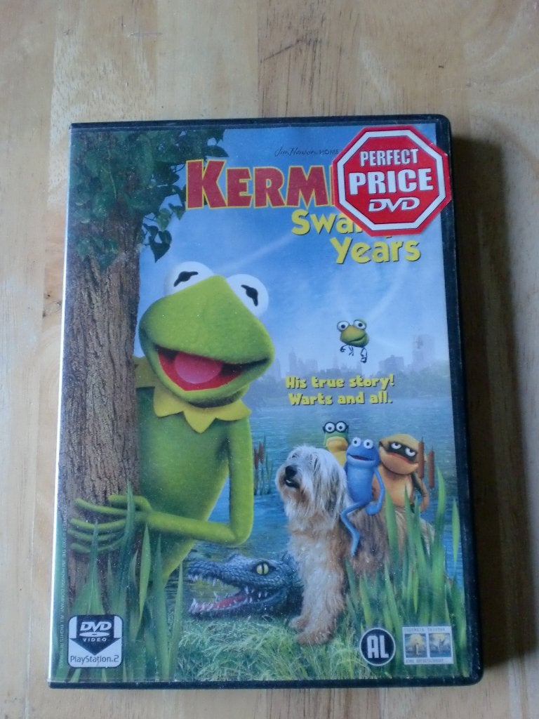 Dvd Kermit 's Swamp Years Euro 1,00, Cd's en Dvd's, Alle leeftijden, Poppen, Ophalen of Verzenden, Zo goed als nieuw