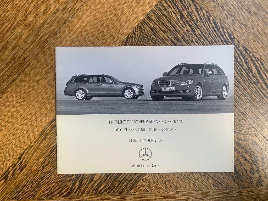 Prijslijst Mercedes-Benz C-klasse W204 2007 sedan en estate, Nieuw, Mercedes-Benz, Mercedes, Ophalen of Verzenden