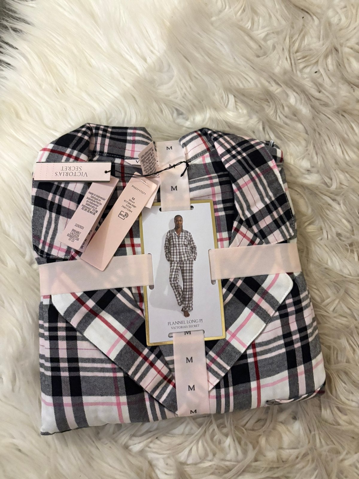 Victorias secret long flannel pyjama, Kleding | Dames, Ophalen of Verzenden, Nieuw