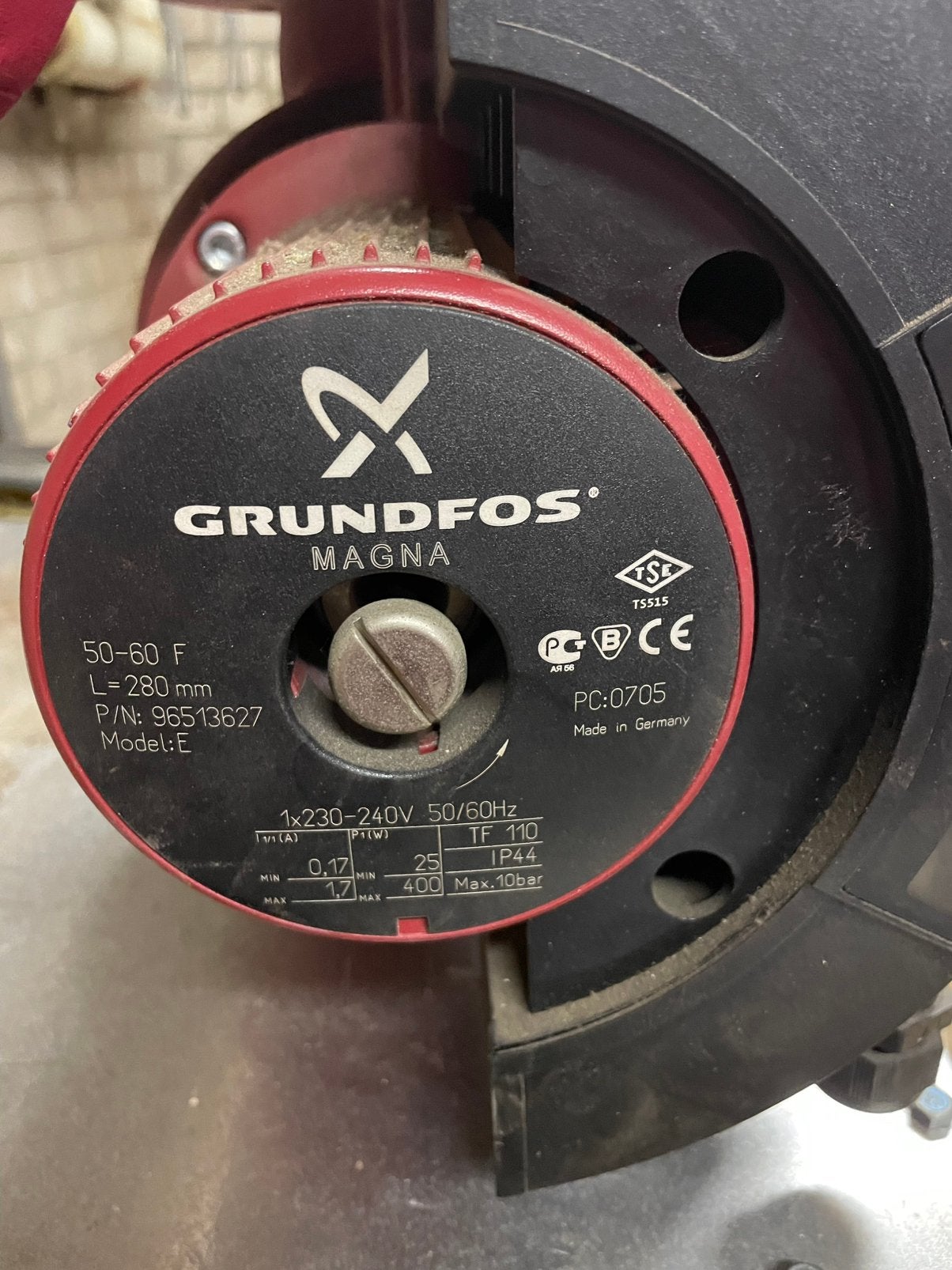 Grundfos Magna circulatiepomp, Doe-het-zelf en Verbouw, Verwarming en Radiatoren, Ophalen, Minder dan 30 cm, Overige typen, Minder dan 60 cm