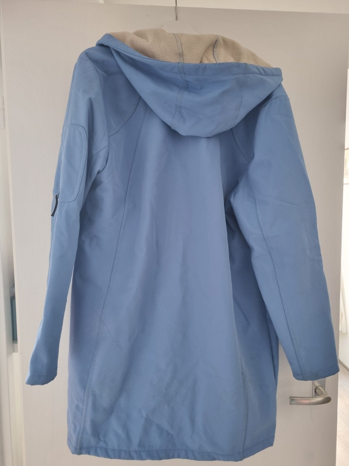 licht blauwe jas., Ophalen, Maat 42/44 (L), Zo goed als nieuw, Soyaconcept