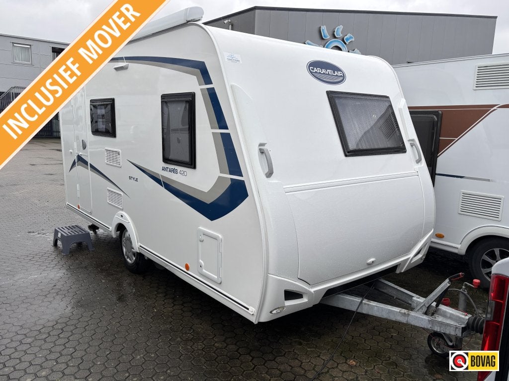 Caravelair Antares Style 420 tent,cassetteluifel,mover, Bedrijf, 750 - 1000 kg, Overige typen, 4 tot 5 meter
