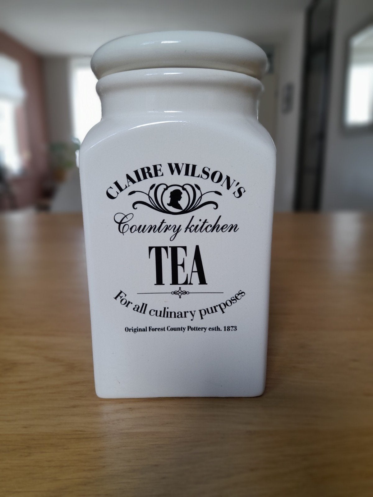 Claire Wilson's Country Kitchen Thee Voorraadpot, Ophalen, Zo goed als nieuw, Voorraadpot, Steen/keramiek
