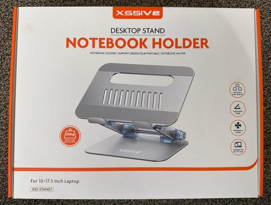 XSSIVE Notebook Houder - Desktop Stand - Laptopstandaard, Ophalen, Nieuw, In hoogte verstelbaar