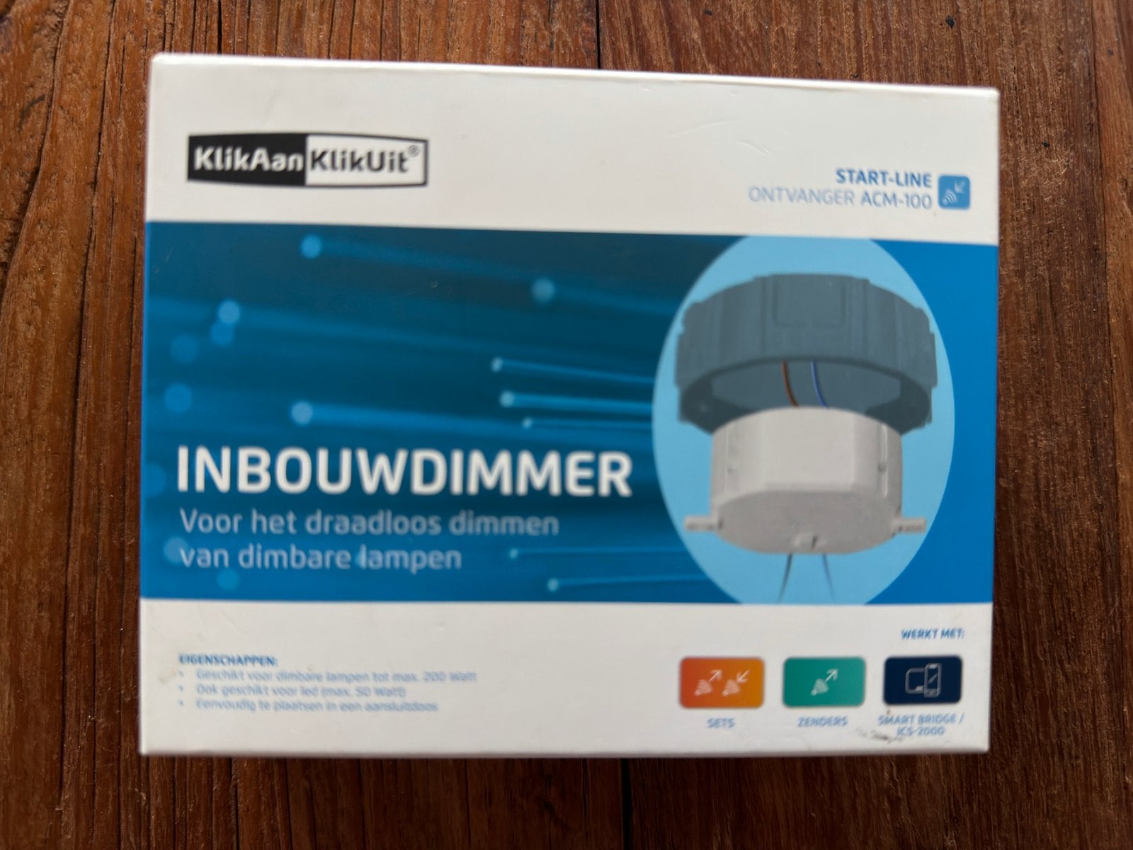 KlikAanKlikUit ACM-100 inbouwdimmer, Ophalen of Verzenden, Nieuw
