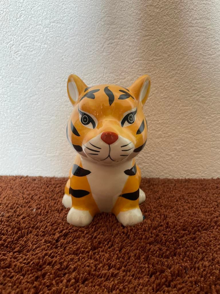 Leuke Tijger Spaarpot voor Kinderen, Verzamelen, Spaarpotten, Ophalen, Nieuw, Steen, Aardewerk of Keramiek, Dier