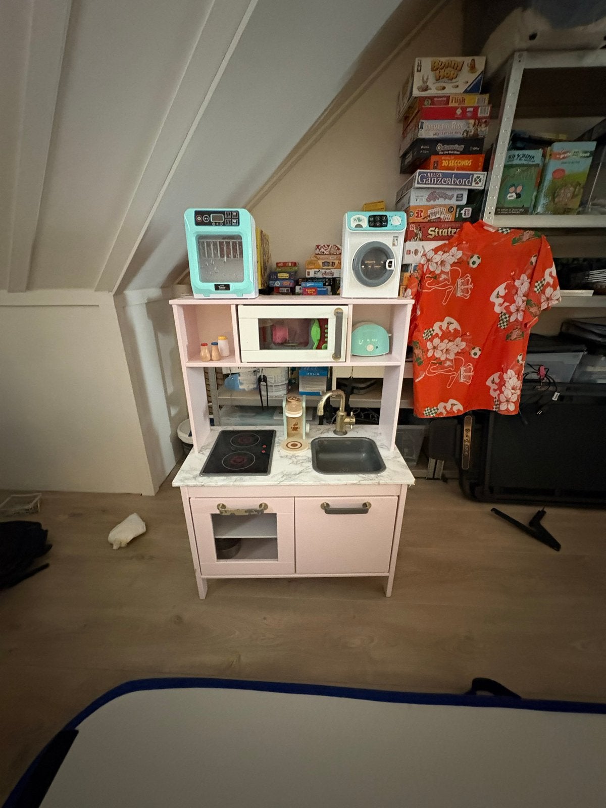 Ikea Roze speelgoedkeuken met accessoires, Ophalen, Gebruikt, Jongen of Meisje