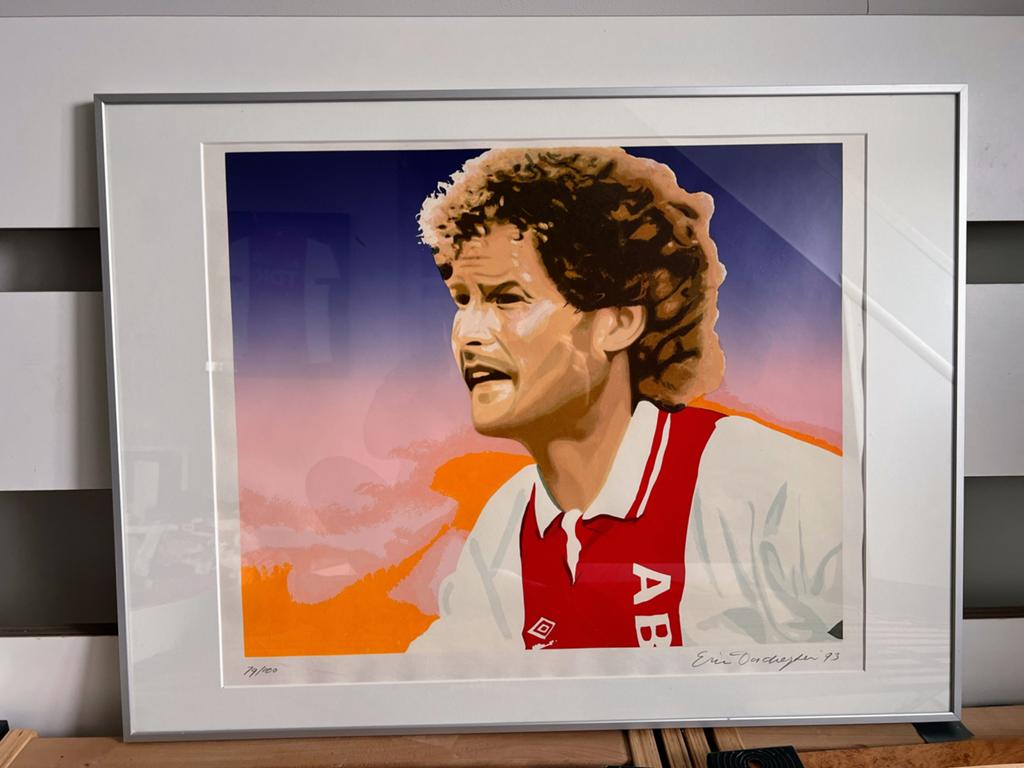 Ajax litho 1993 oplage 79/100 officieel relatiegeschenk, Ophalen of Verzenden
