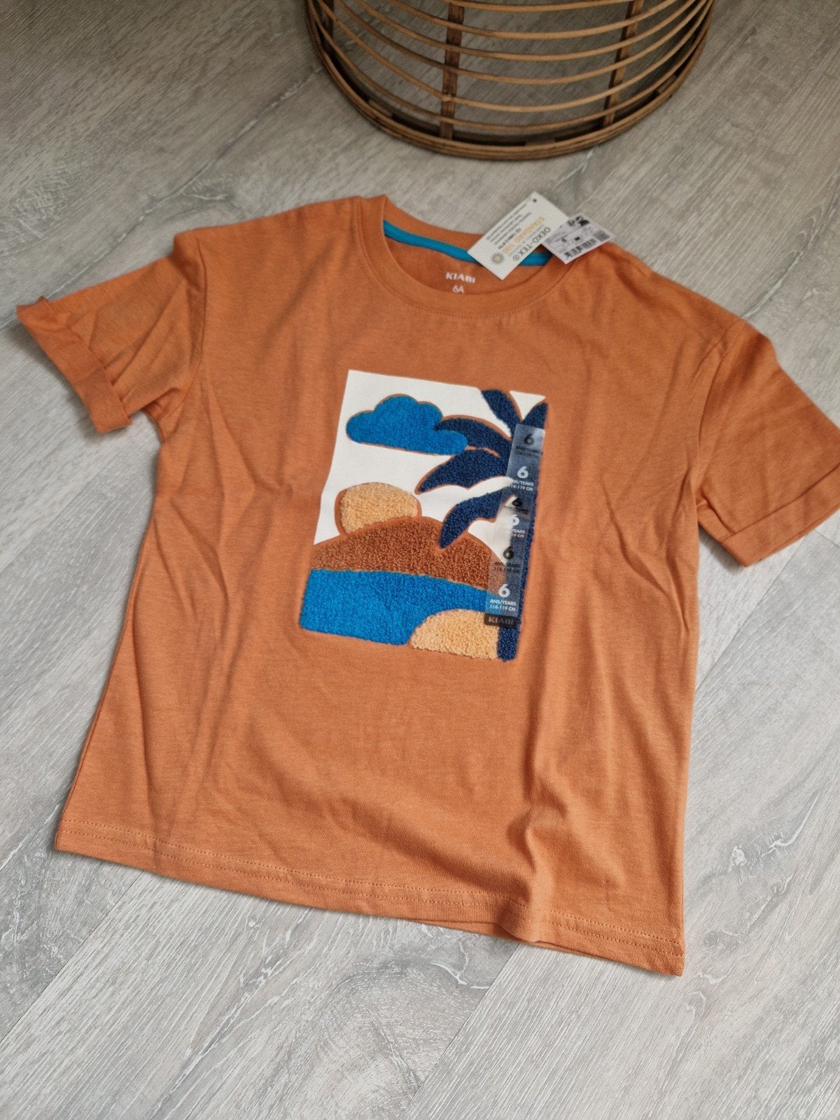 Kiabi T-shirt met tropische print - Nieuw met kaartje, Kiabi, Nieuw, Ophalen of Verzenden, Shirt of Longsleeve
